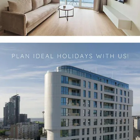 New! Baltic Sands Premium Apartments - Free Parking Gdynia Exterior photo